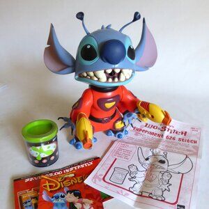 2002 HASBRO DISNEY LILO & STITCH EXPERIMENT 626 TALKING ACTION FIGURE (NEW)